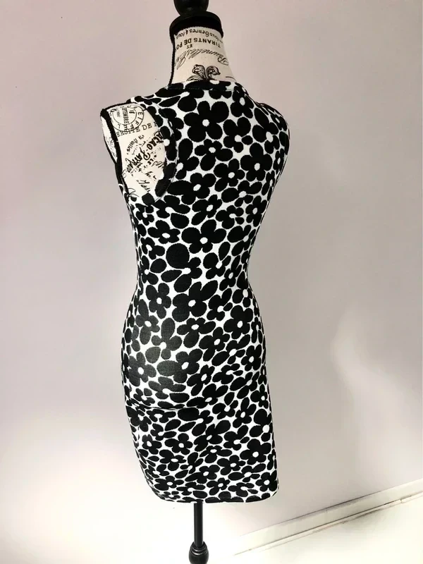 Black & white floral mesh dress H&M – Size S (36) – photo 7